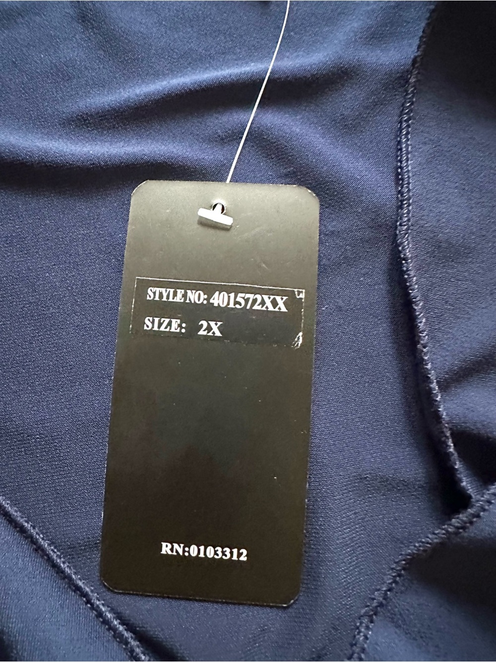 New with tags Just Love navy blue ruffle cardigan, women’s plus size 2X. - Picture 6 of 10